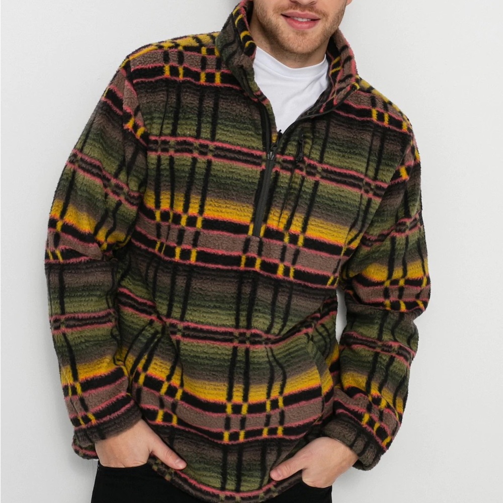 BILLABONG Boundary Raven Half-Zip Fleece Sweatshirt‎ - Picture 3 of 5
